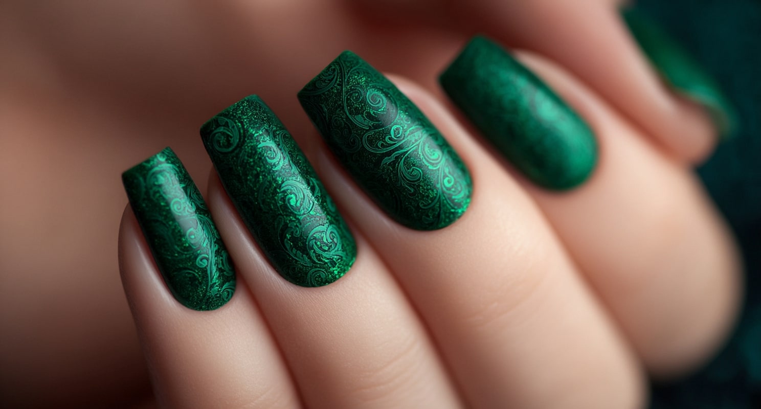 green nail ideas