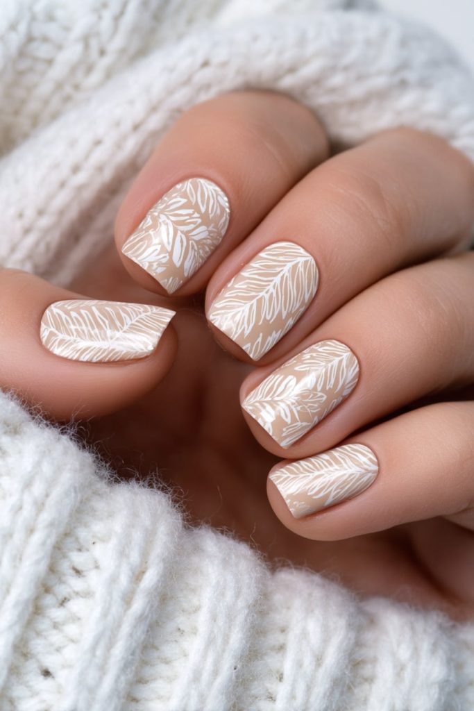 Earthy Nail Stickers