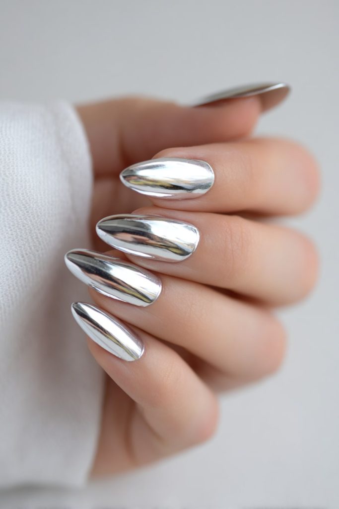 Mirror Chrome Nails