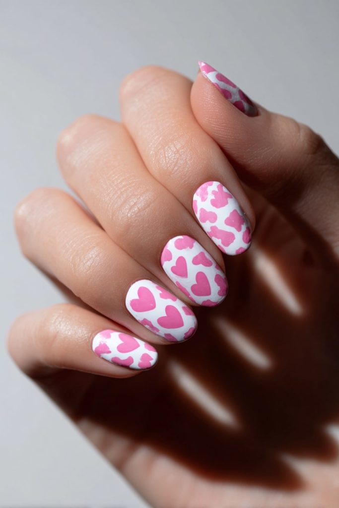 Cow Print with Heart Twist