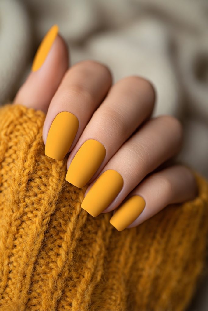 Matte Mustard Yellow