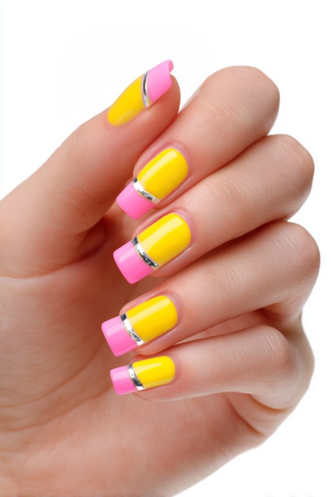 Pencil-Inspired Nails