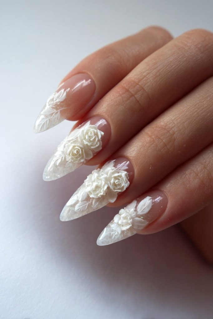 3D Floral Nails