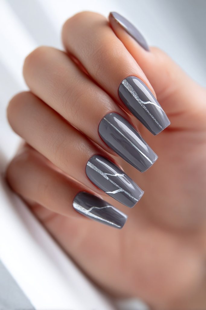 Smoky Gray with Accent Art