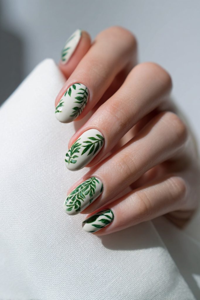  Cactus Green & Nude Mix