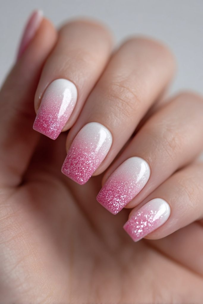 Subtle Glitter Fade