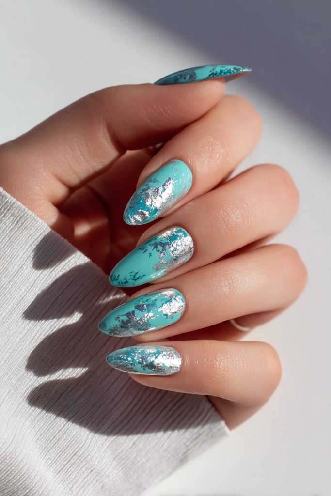 Turquoise and Silver Combo