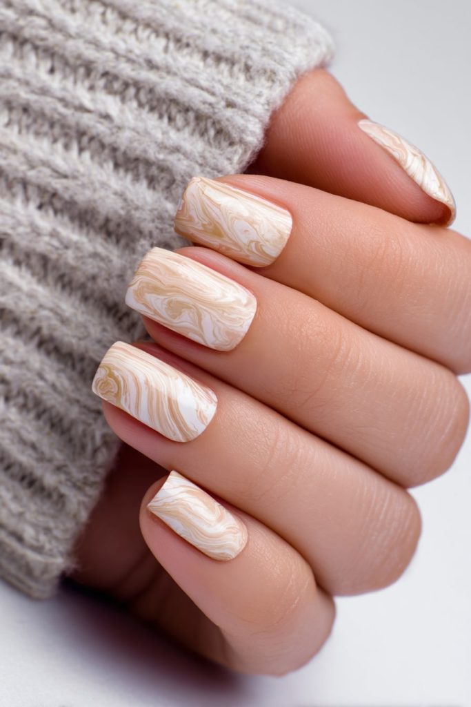 Cinnamon Swirl Marble