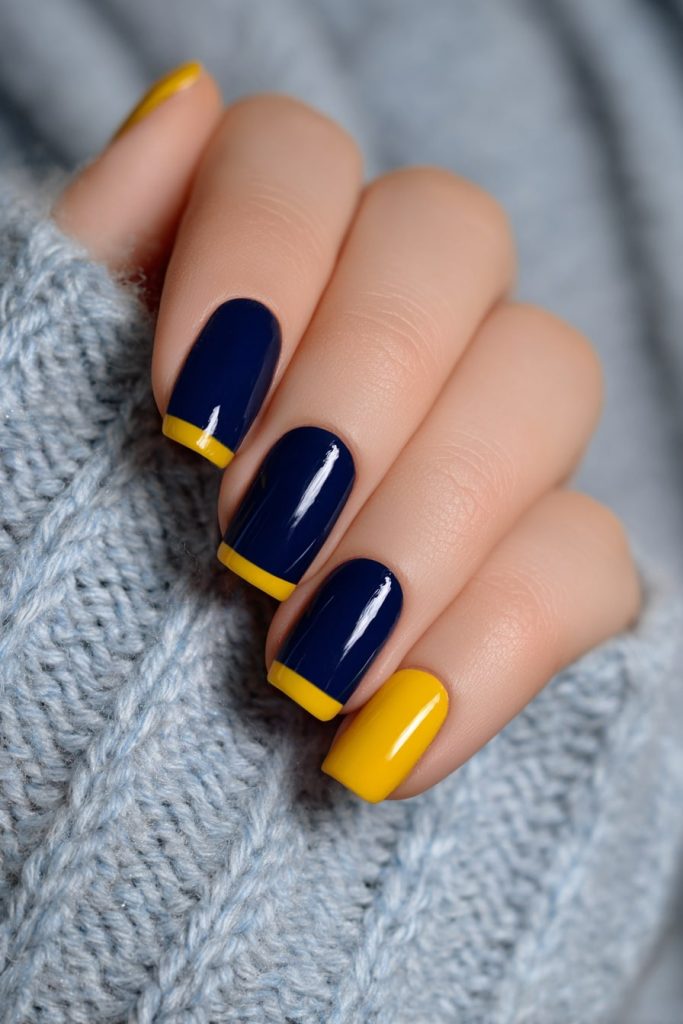 Navy & Mustard Combo