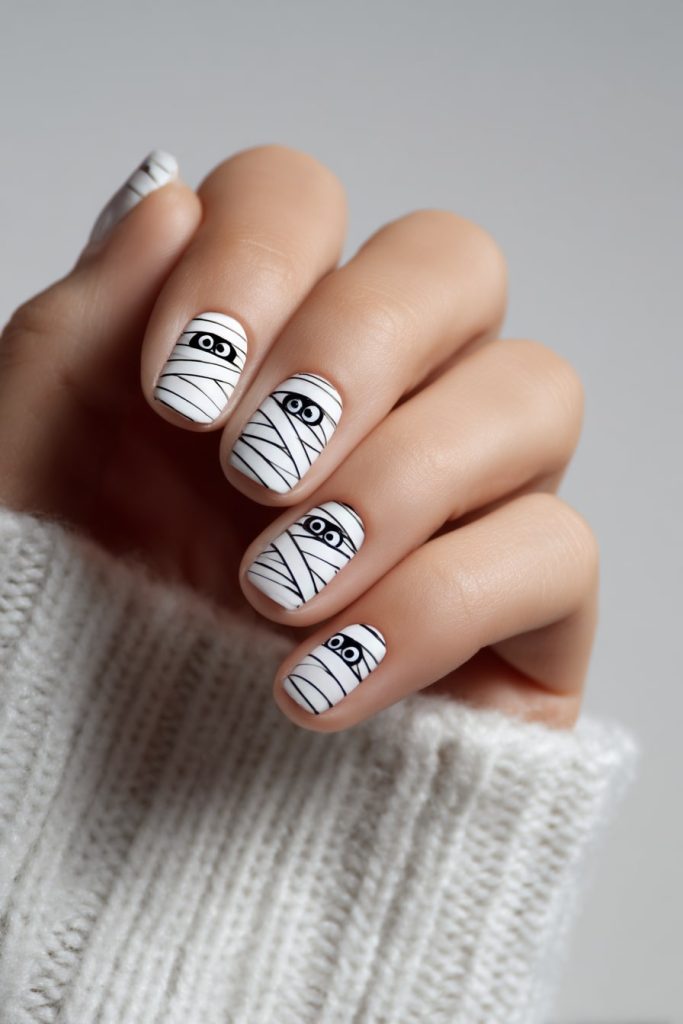Mummy Wrap Nails