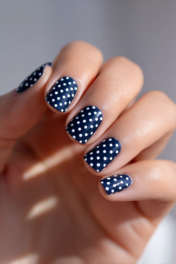 Two-Tone Polka Dots