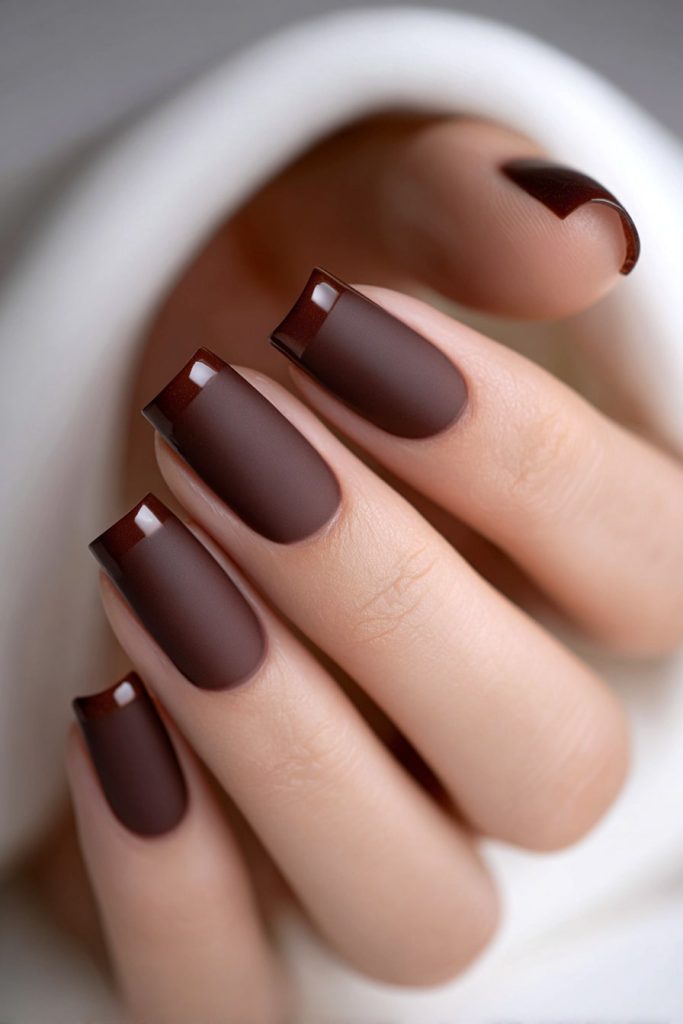 Matte Espresso with Glossy Tips