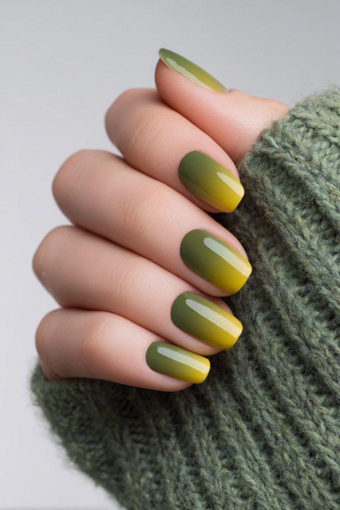Olive to Mustard Gradient