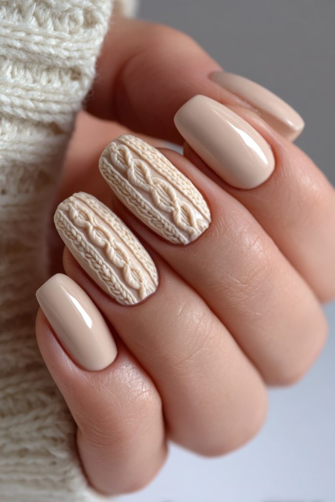 Cozy Cable Knit Texture