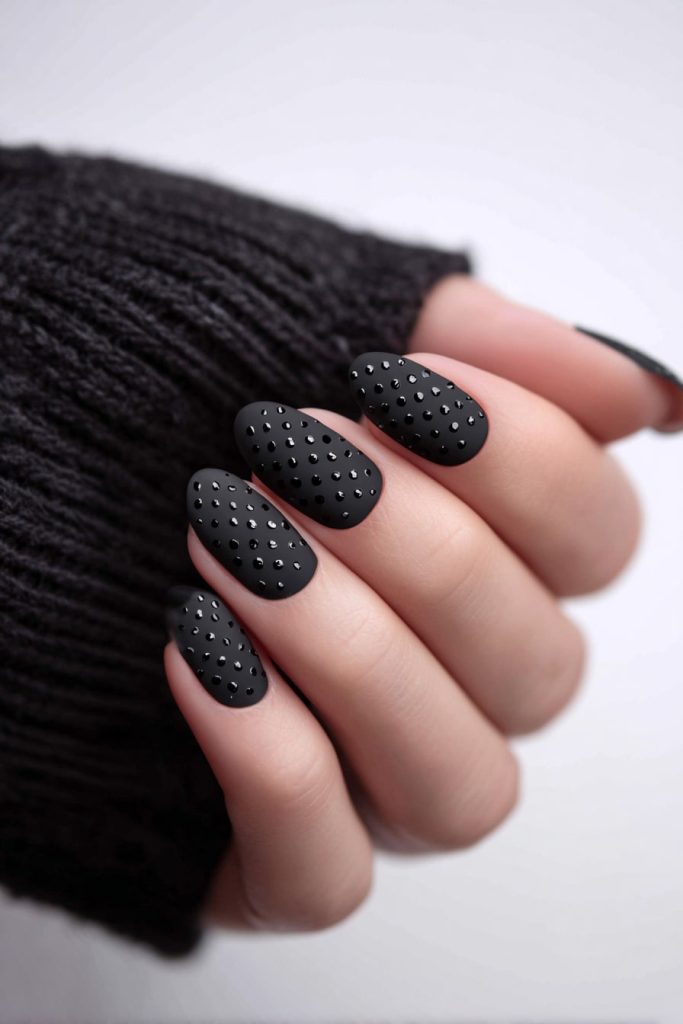 Matte Base with Glossy Dots