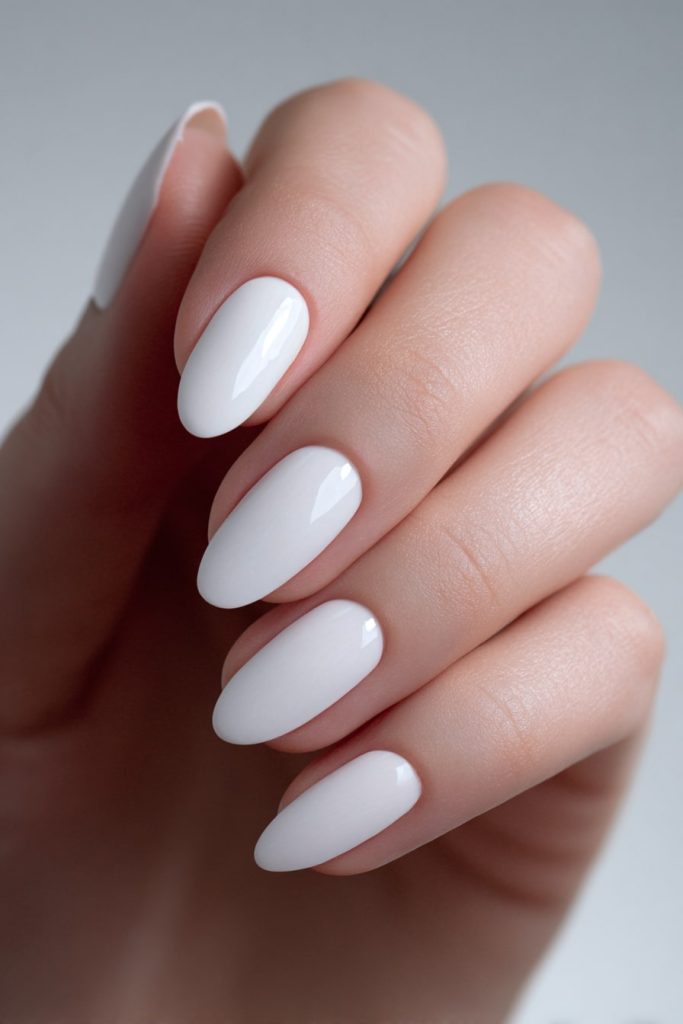 Clean White Nails