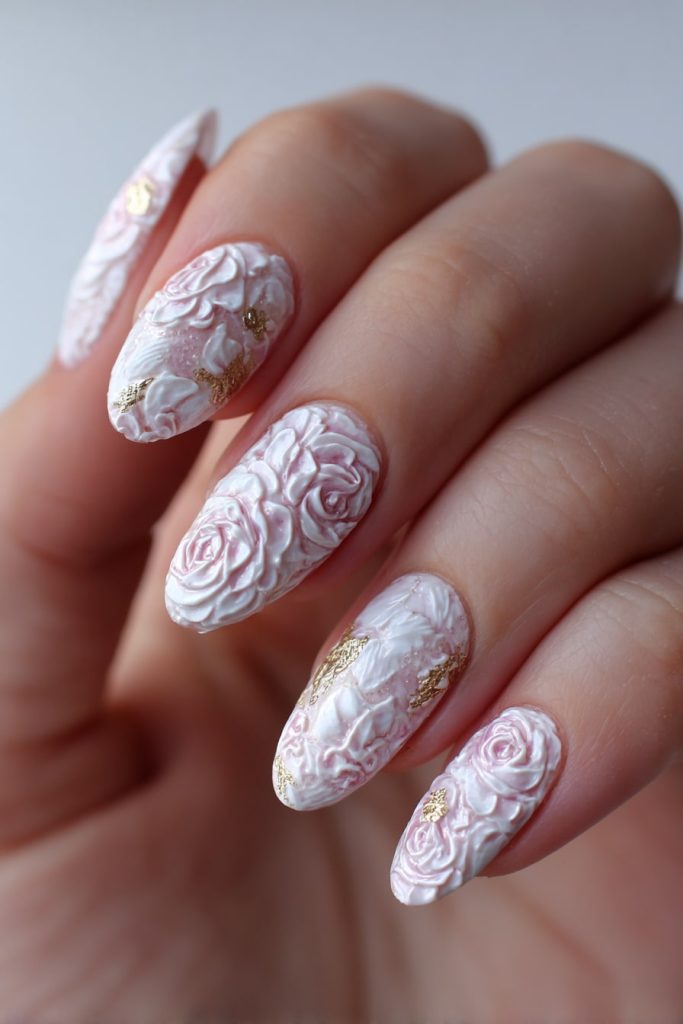 3D Floral Nails
