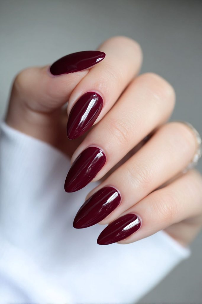 Deep Burgundy Red