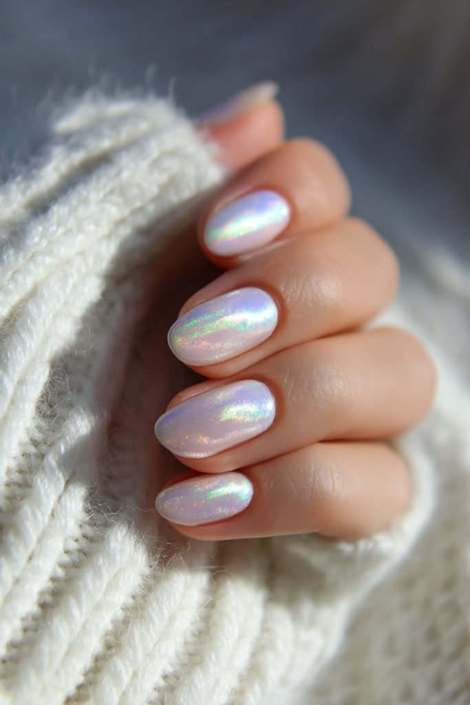 Opal-Inspired Nails