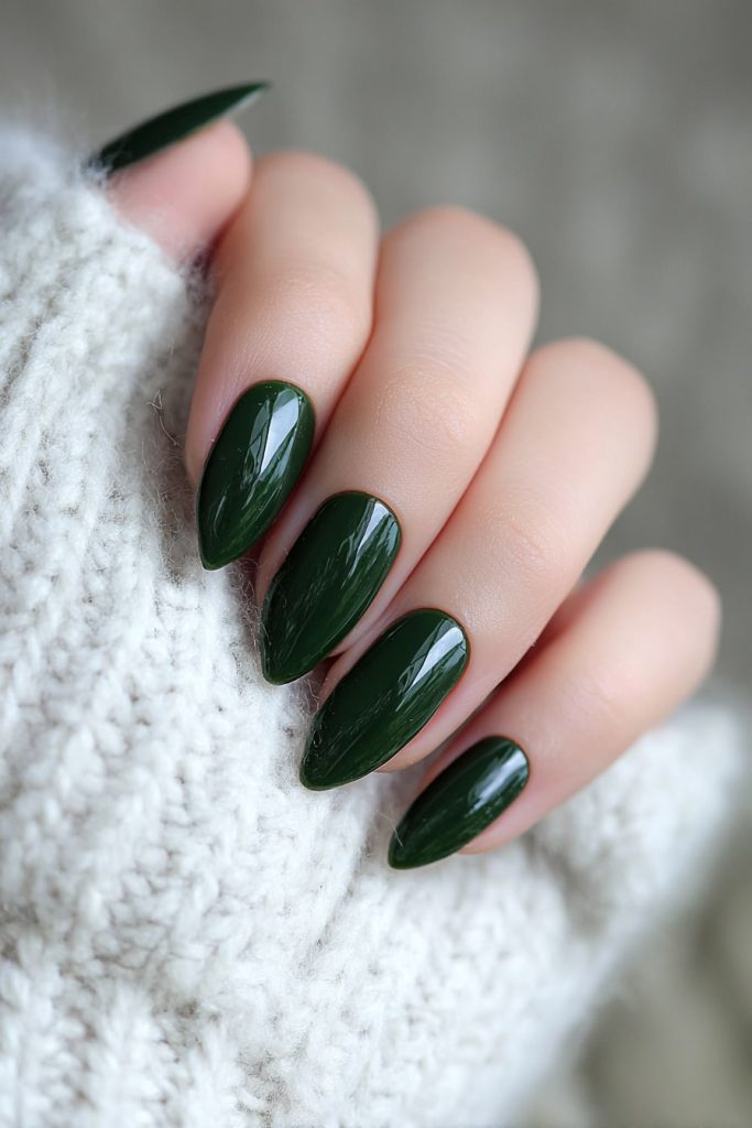 Emerald Green Nails