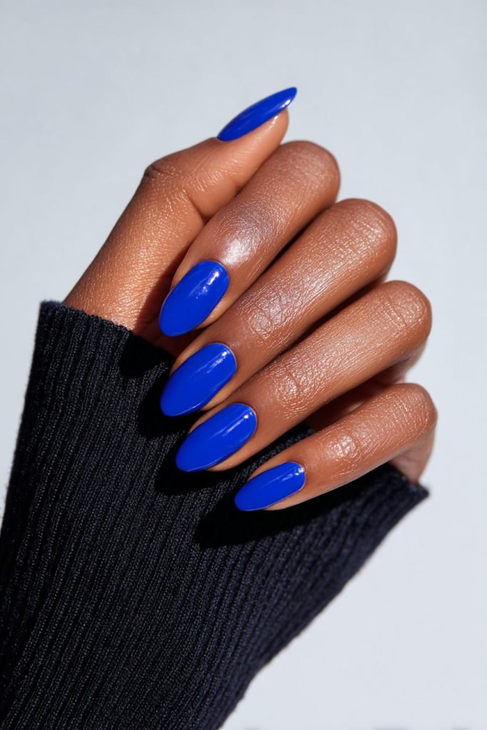Cobalt Blue Nails