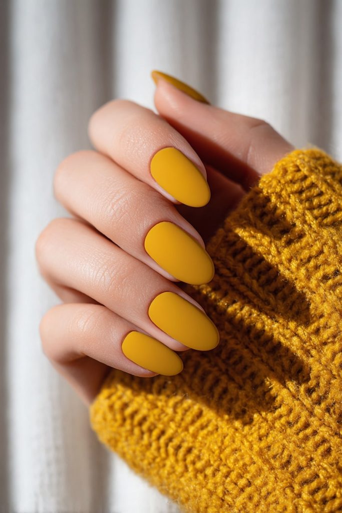 Matte Mustard Yellow