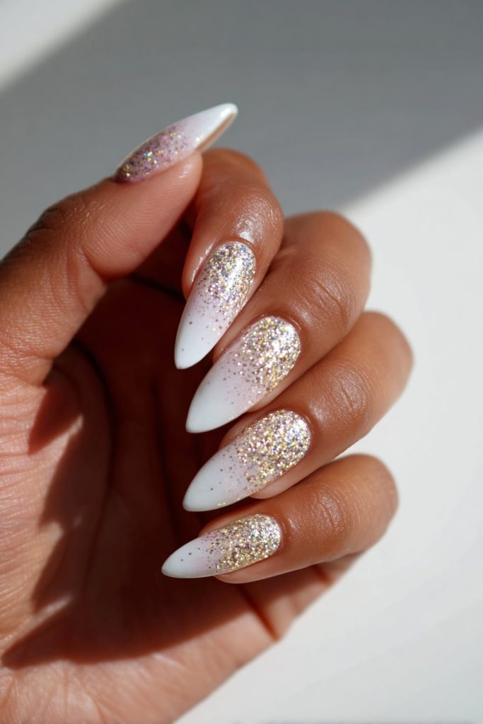 Glitter Ombre Nails