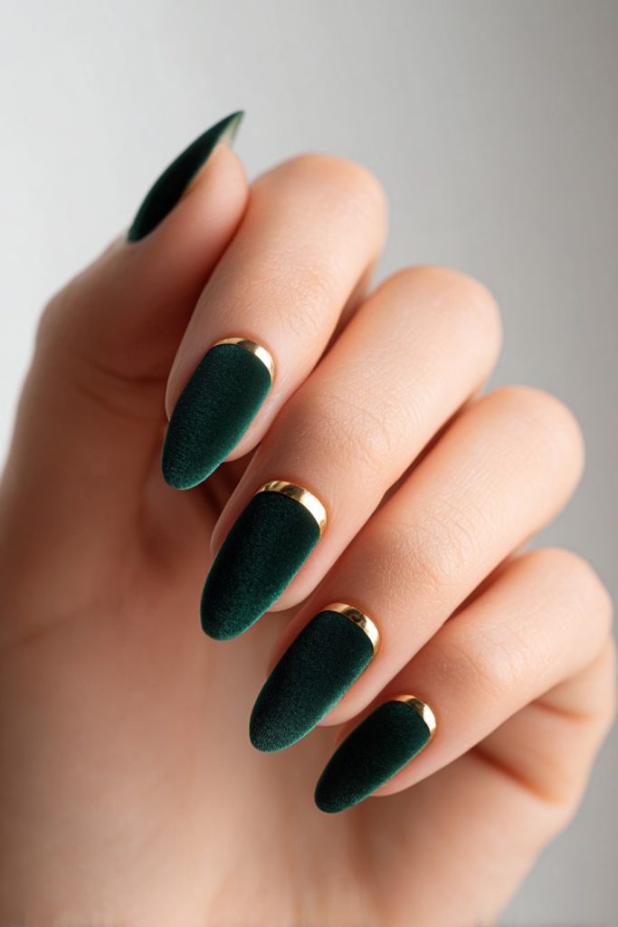 Green Velvet Nails