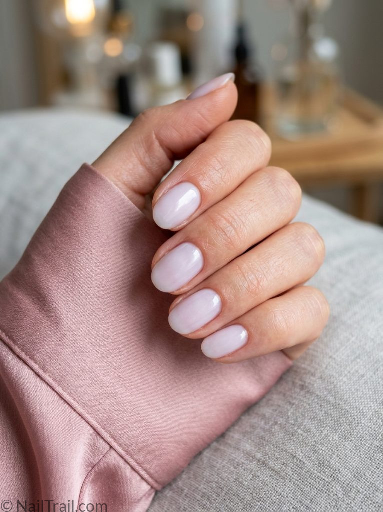 soap nail trends 2026 translucent lilac white semi-sheer