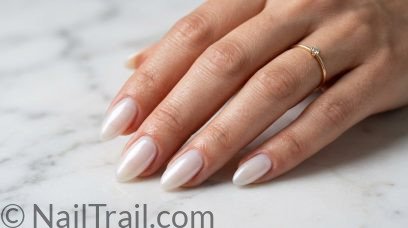 12 Milky White Nails That Are Absolutely Stunning