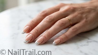 20 French Tip Nails With Polka Dots You Need to Try