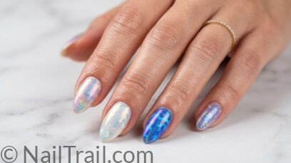 15 Opal Chrome Nails With That Iridescent Glow