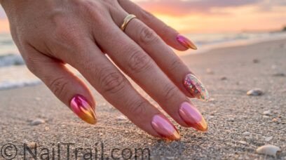 15 Sunset Chrome Nails Everyone’s Obsessed With