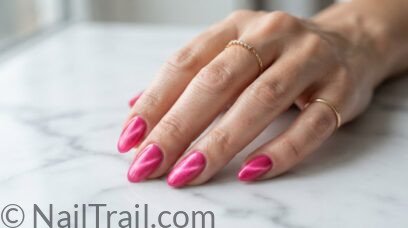 16 Pink Cateye Nails That’ll Make You Obsessed