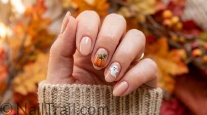 12 Cute Pumpkin Nail Designs Worth Saving This Fall