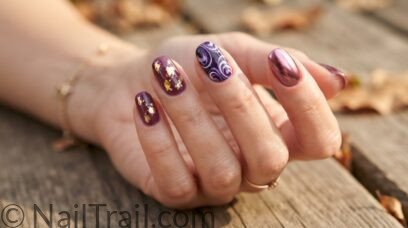 8 Fall Purple Nail Colors For Cozy Season