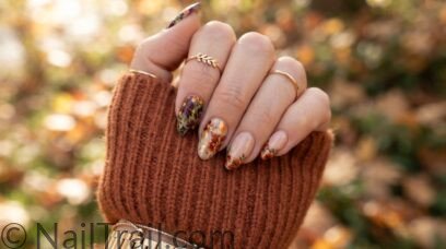 14 Fall Blooming Gel Nails in Cozy Autumn Color Palettes