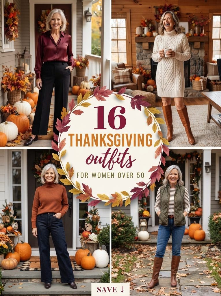 16 Thanksgiving outfits for women over 50